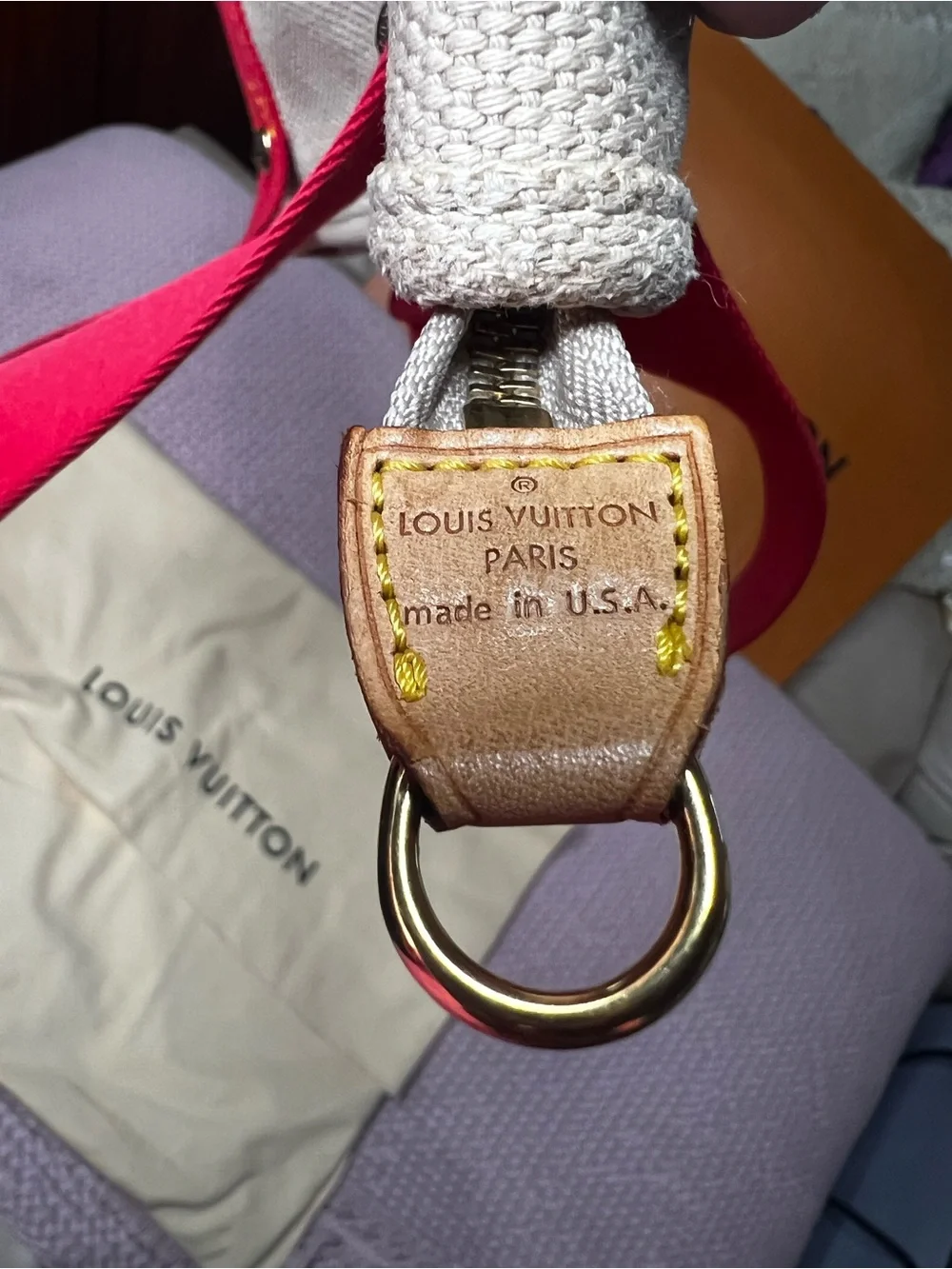LOUIS VUITTON ANTIGUA CABAS PM TOTE BAG